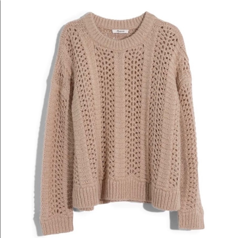 Madewell Windmere Pointelle sweater in size L